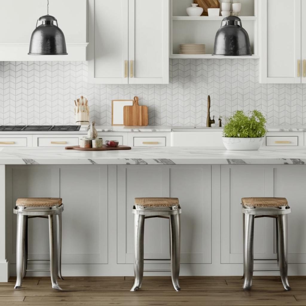Hampton Bay Westfield Feather White Shaker Wall Kitchen Cabinet