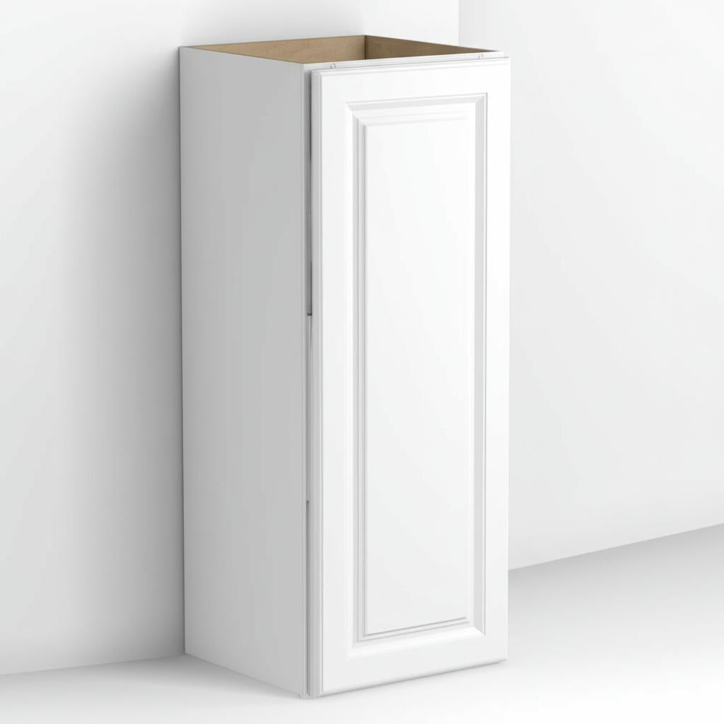 Hampton Bay Hampton 15 in. W x 12 in. D x 42 in. H Assembled Wall Kitchen Cabinet in Satin White