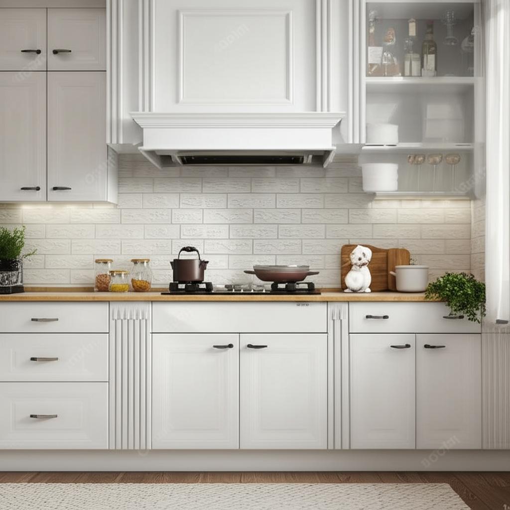 Hampton Bay Designer Series Elgin Wall Kitchen Cabinet, 24x24x12 in, White