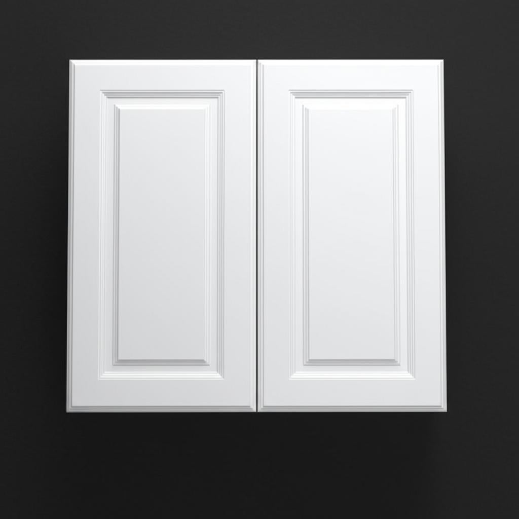 Hampton Bay Designer Series Elgin Wall Kitchen Cabinet, 24x24x12 in, White