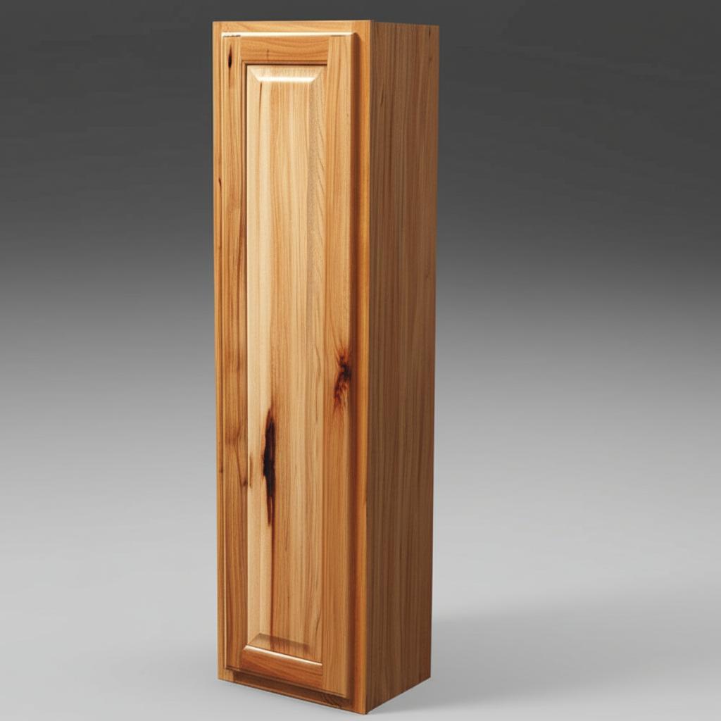 Hampton Bay Natural Hickory Wall Kitchen Cabinet - 12x12x42