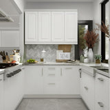 Hampton Bay Designer Series Elgin Wall Kitchen Cabinet, 27x30x12 in, White