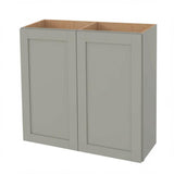 Hampton Bay Westfield Dusk Gray Shaker Wall Kitchen Cabinet - 30 in. W x 12 in. D