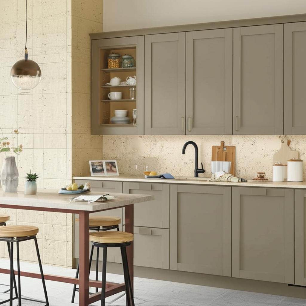Hampton Bay Westfield Dusk Gray Shaker Wall Kitchen Cabinet - 30 in. W x 12 in. D
