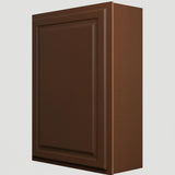 Hampton Bay Hampton 24 in. W x 12 in. D x 36 in. H Assembled Wall Kitchen Cabinet in Cognac