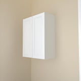 Hampton Bay Designer Series Melvern Assembled Wall Kitchen Cabinet in White