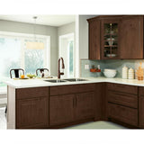 Hampton Bay Hampton 24 in. Wall Kitchen Cabinet in Cognac