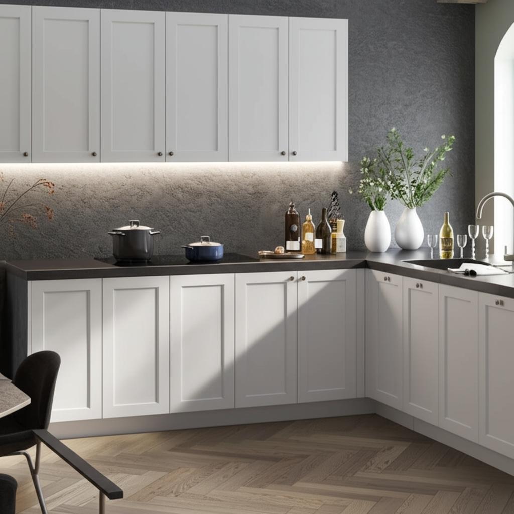Hampton Bay Designer Series Melvern Wall Kitchen Cabinet in White