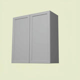 Hampton Bay Designer Series Melvern Wall Kitchen Cabinet in Heron Gray