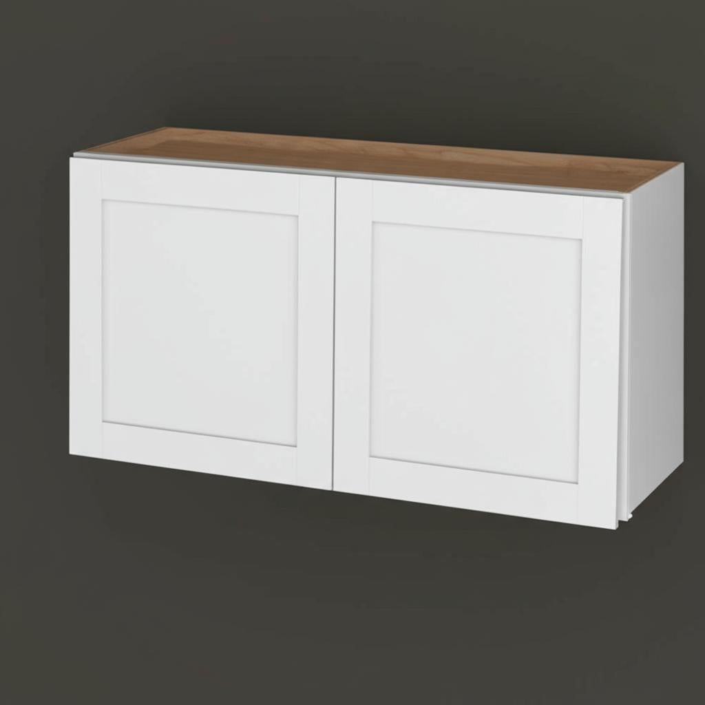 Hampton Bay Westfield Feather White Assembled Wall Kitchen Cabinet
