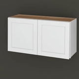 Hampton Bay Westfield Feather White Assembled Wall Kitchen Cabinet