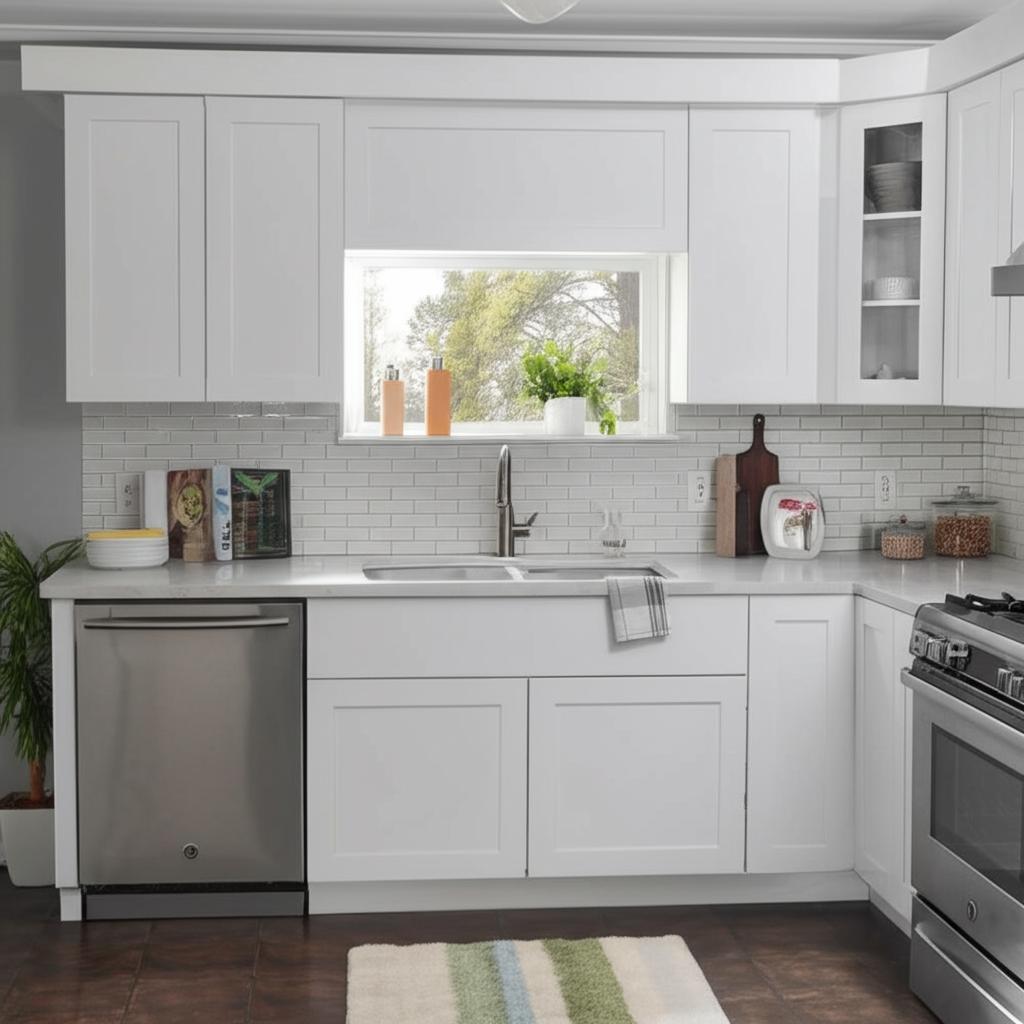 Hampton Bay Cambridge White Shaker Wall Kitchen Cabinet with Soft-Close Door