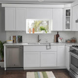 Hampton Bay Cambridge White Shaker Wall Kitchen Cabinet with Soft-Close Door