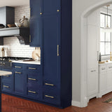 Hampton Bay Avondale Ink Blue Shaker Wall Kitchen Cabinet