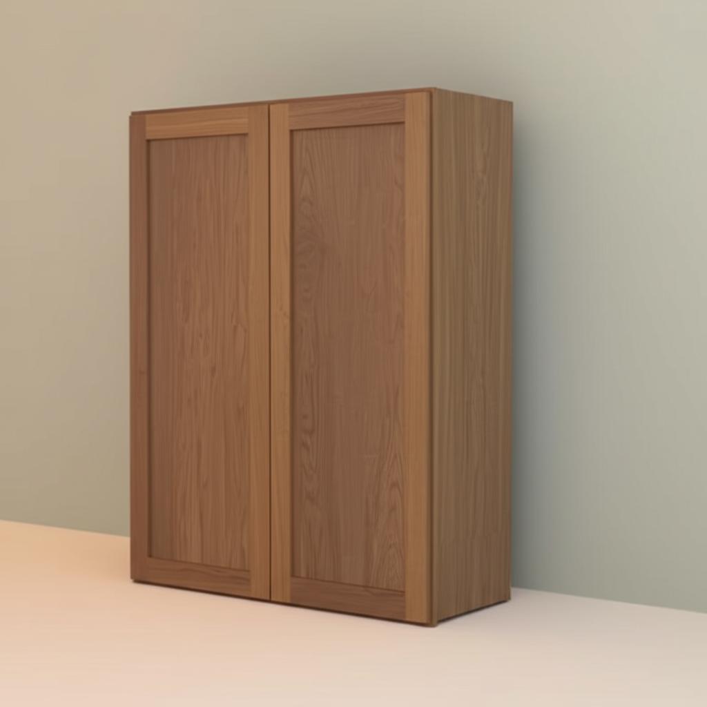 Hampton Bay Sinclair 30x12x36 Wall Kitchen Cabinet in Shaker Saddle Oak