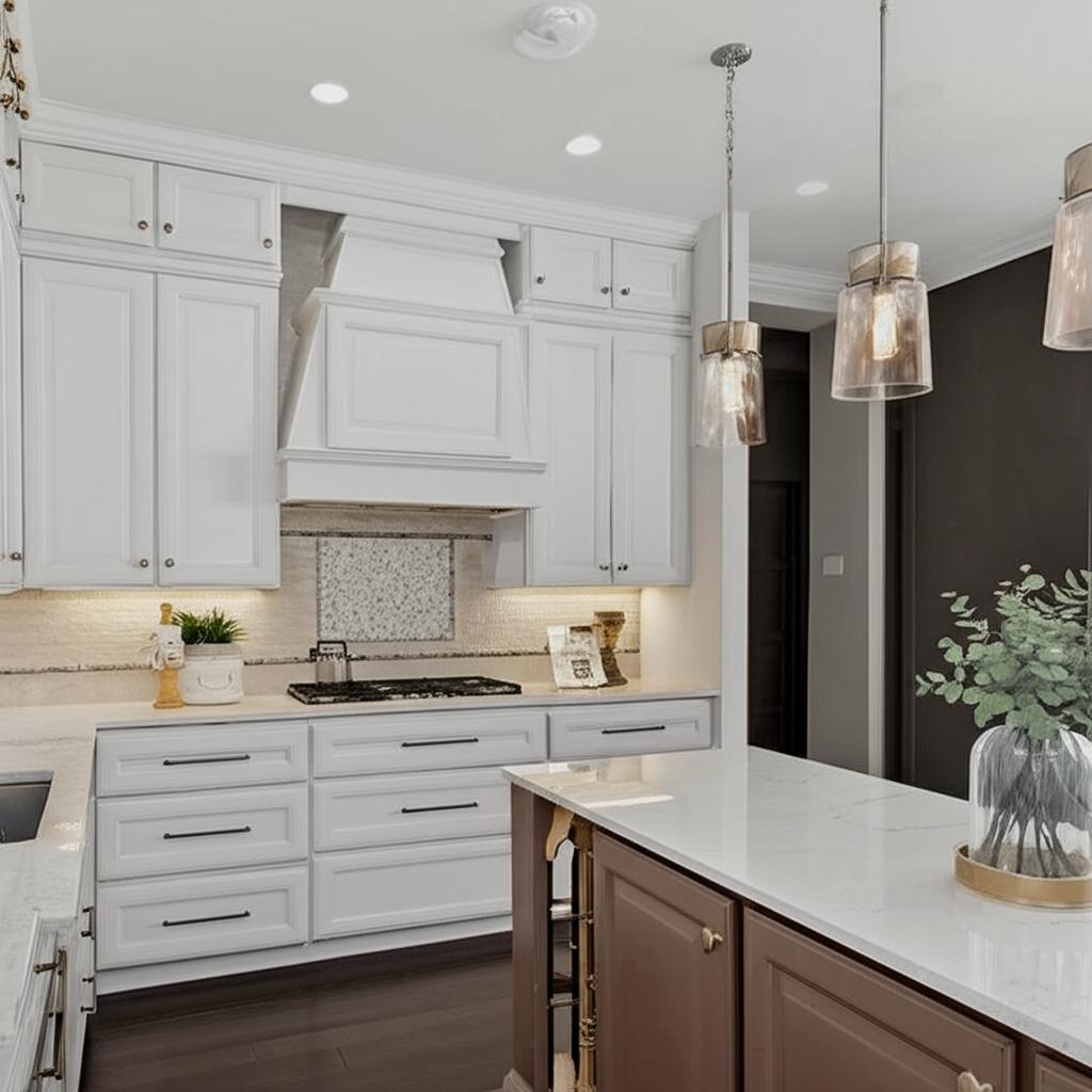 Hampton Bay Designer Series Elgin Assembled Wall Kitchen Cabinet in White