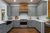 Hampton Bay Designer Series Melvern Storm Gray Shaker Wall Kitchen Cabinet