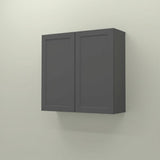 Hampton Bay Designer Series Melvern Storm Gray Shaker Wall Kitchen Cabinet