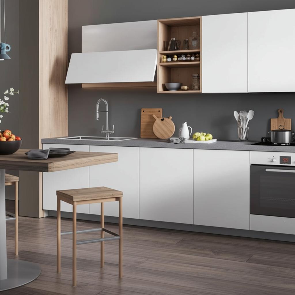 Hampton Bay Designer Series Edgeley Assembled Wall Kitchen Cabinet in White