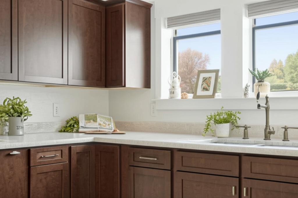 Hampton Bay Designer Series Soleste Wall Kitchen Cabinet in Spice