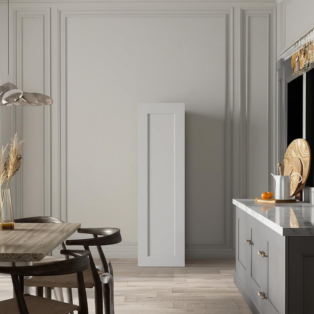 Hampton Bay Cambridge Gray Shaker Assembled Wall Kitchen Cabinet - 12 in. W x 12.5 in. D x 42 in. H