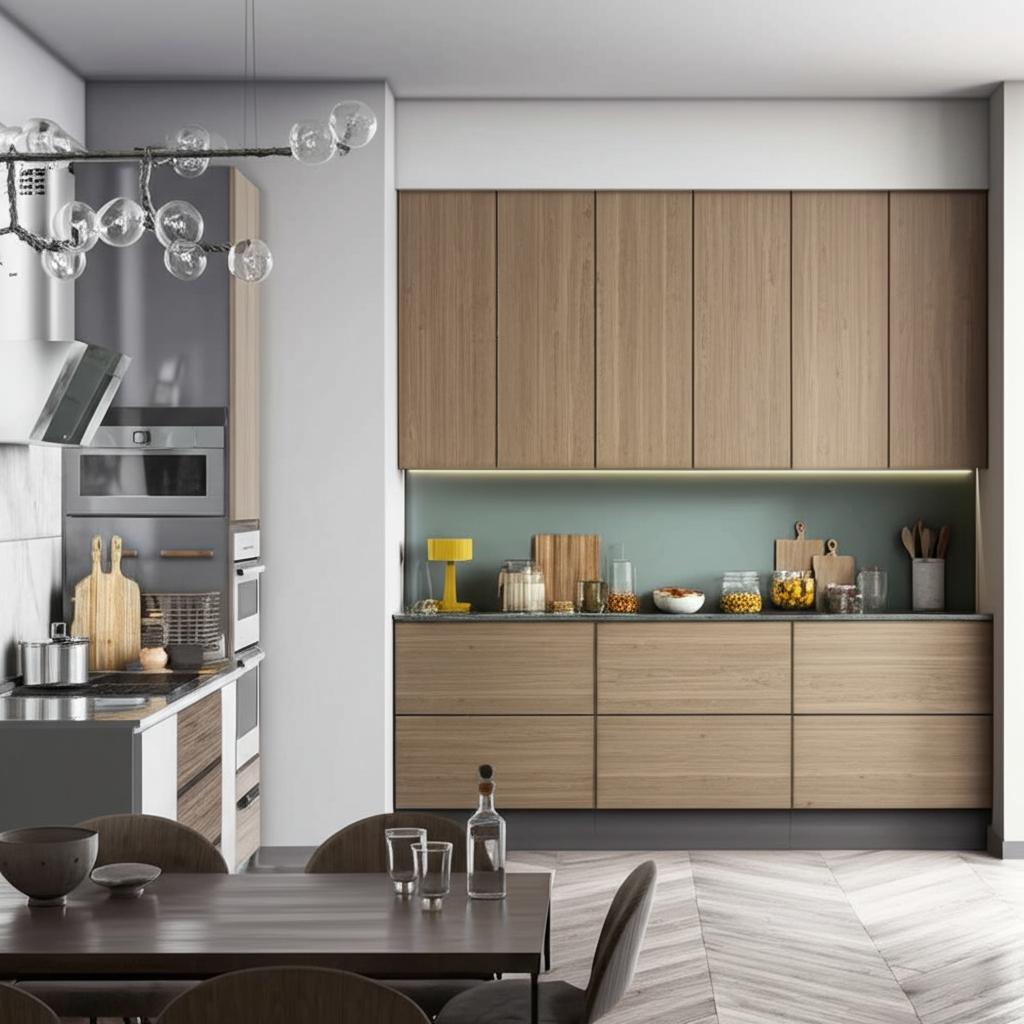 Hampton Bay Designer Series Edgeley Wall Kitchen Cabinet in Driftwood
