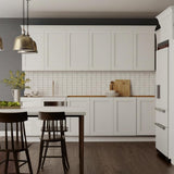 Hampton Bay Westfield Feather White Shaker Wall Kitchen Cabinet