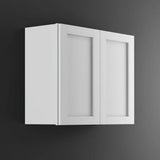 Hampton Bay Westfield Feather White Shaker Wall Kitchen Cabinet