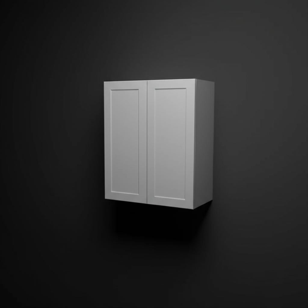 Hampton Bay Designer Series Melvern Wall Kitchen Cabinet in Heron Gray