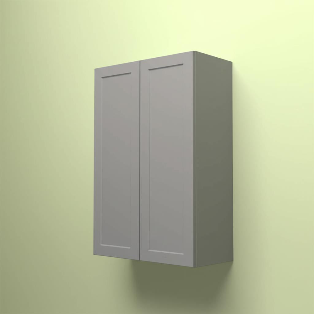 Hampton Bay Designer Series Melvern Wall Kitchen Cabinet in Heron Gray