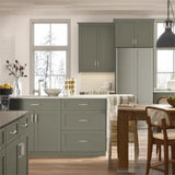 Hampton Bay Westfield Dusk Gray Shaker Wall Kitchen Cabinet