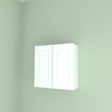 Hampton Bay Designer Series Elgin Assembled Wall Kitchen Cabinet in White