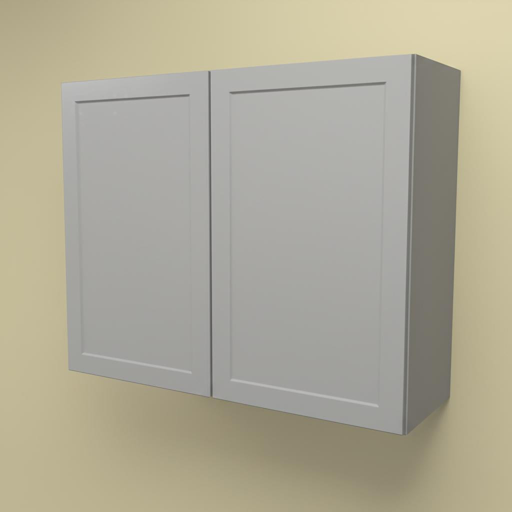 Hampton Bay Designer Series Melvern Wall Kitchen Cabinet in Heron Gray