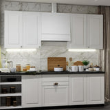 Hampton Bay Designer Series Elgin Assembled Wall Kitchen Cabinet in White