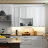 Hampton Bay Designer Series Elgin Wall Kitchen Cabinet, White