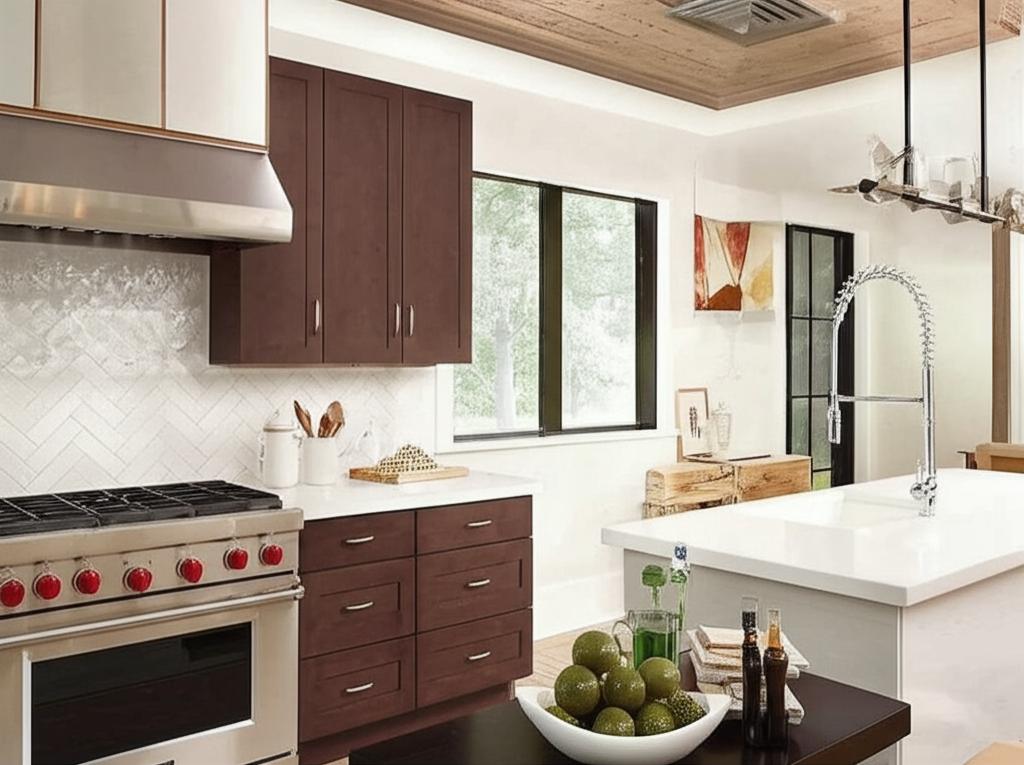 Hampton Bay Designer Series Soleste Wall Kitchen Cabinet in Spice