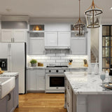Hampton Bay Designer Series Elgin Assembled Wall Kitchen Cabinet in White
