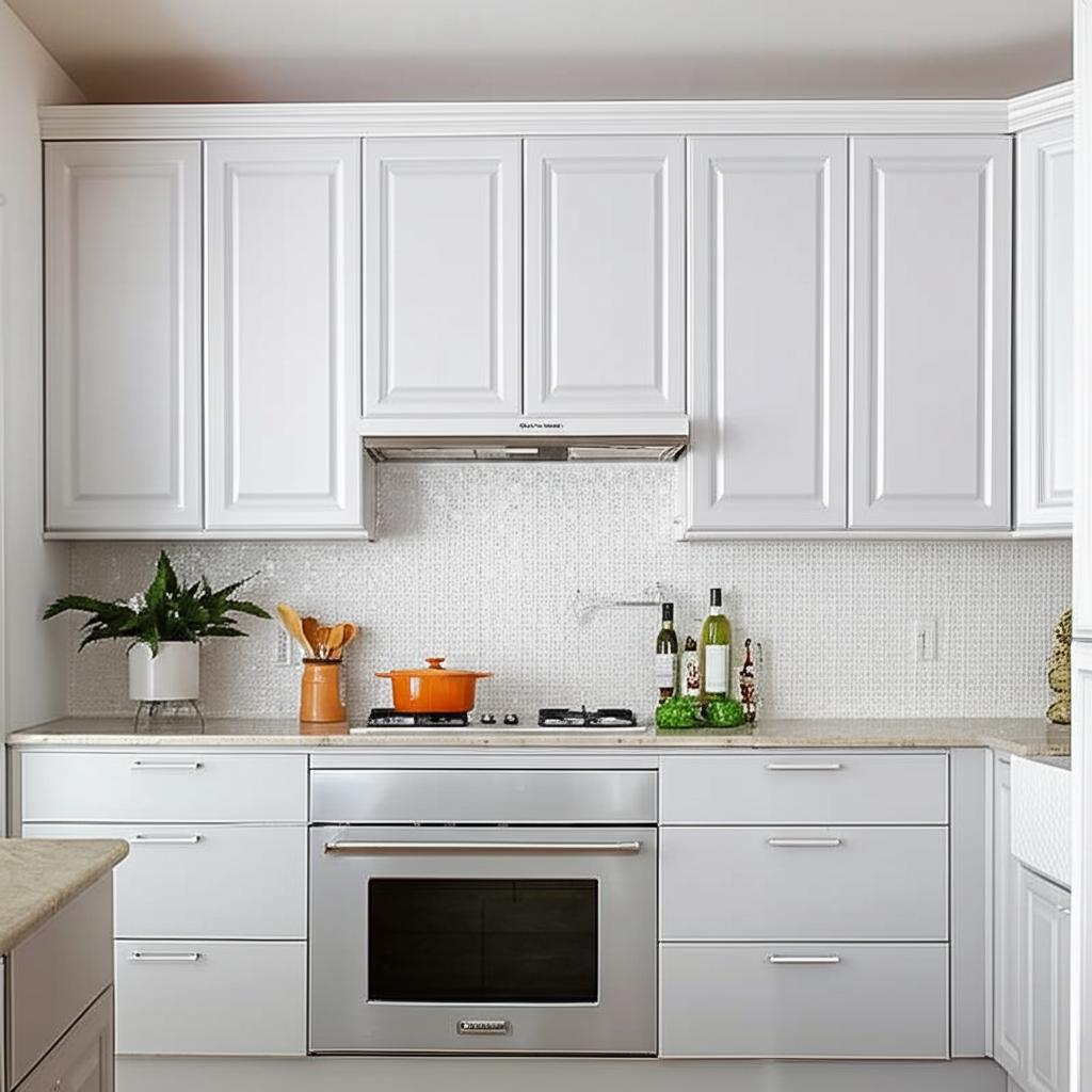 Hampton Bay Designer Series Elgin Wall Kitchen Cabinet, 27x42x12 in, White