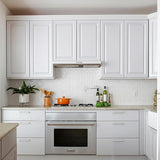 Hampton Bay Designer Series Elgin Wall Kitchen Cabinet, 27x42x12 in, White