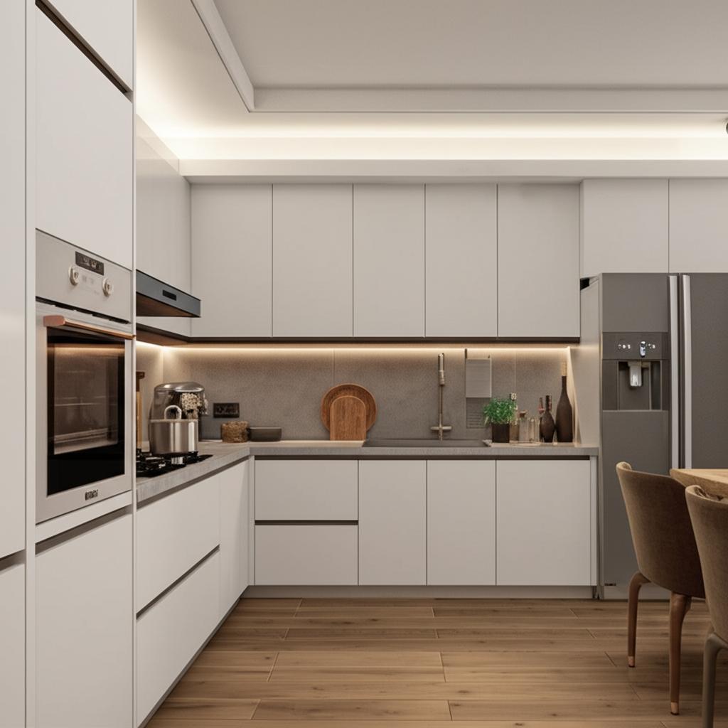 Hampton Bay Designer Series Edgeley Assembled Wall Kitchen Cabinet in White