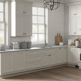 Hampton Bay Designer Series Elgin Assembled Wall Kitchen Cabinet in White