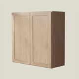 Hampton Bay Sinclair 30 in. Shaker Light Oak Wall Cabinet