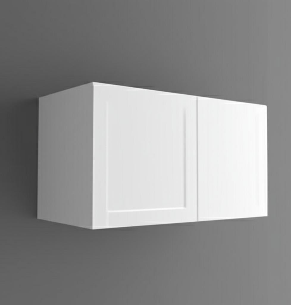 Hampton Bay Designer Series Melvern Assembled Wall Kitchen Cabinet in White