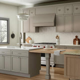 Hampton Bay Westfield Dusk Gray Shaker Wall Kitchen Cabinet