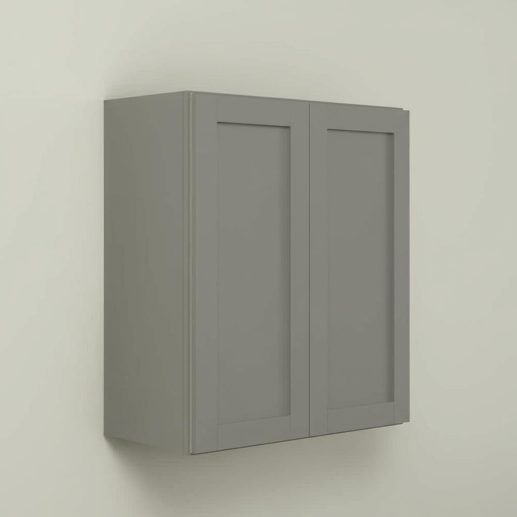 Hampton Bay Westfield Dusk Gray Shaker Wall Kitchen Cabinet