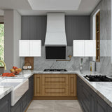 Hampton Bay Designer Series Elgin Assembled Wall Kitchen Cabinet in White
