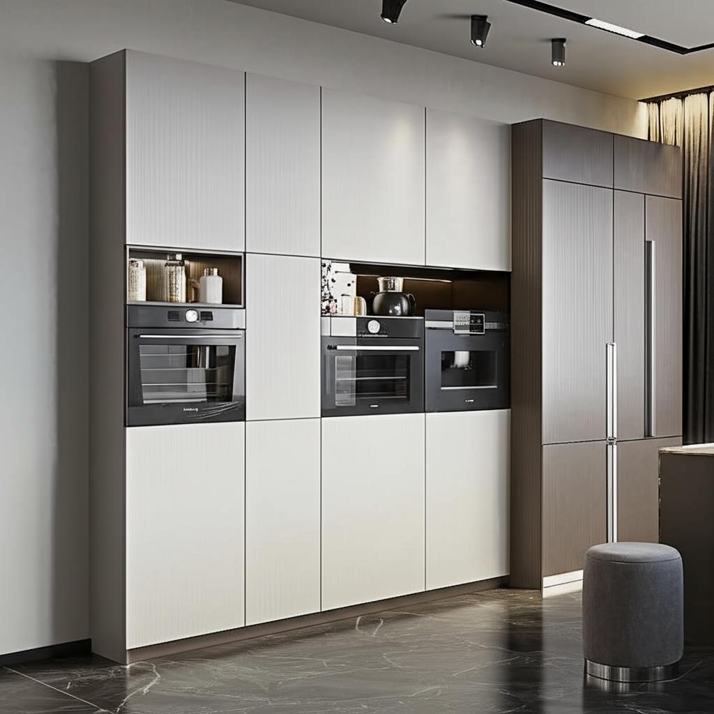Hampton Bay Designer Series Edgeley Wall Kitchen Cabinet, 21x42x12 in, White