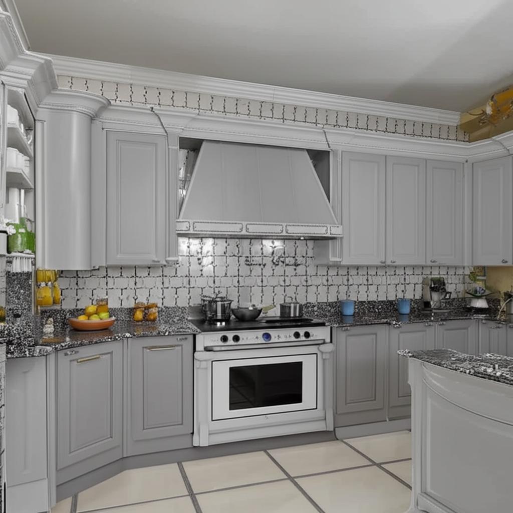 Hampton Bay Designer Series Elgin Wall Kitchen Cabinet in Heron Gray