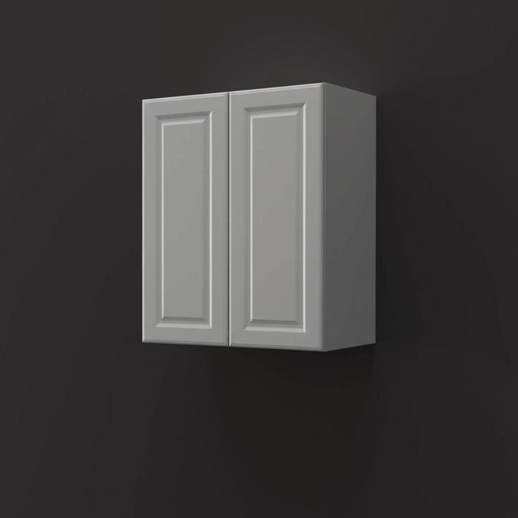 Hampton Bay Designer Series Elgin Wall Kitchen Cabinet in Heron Gray
