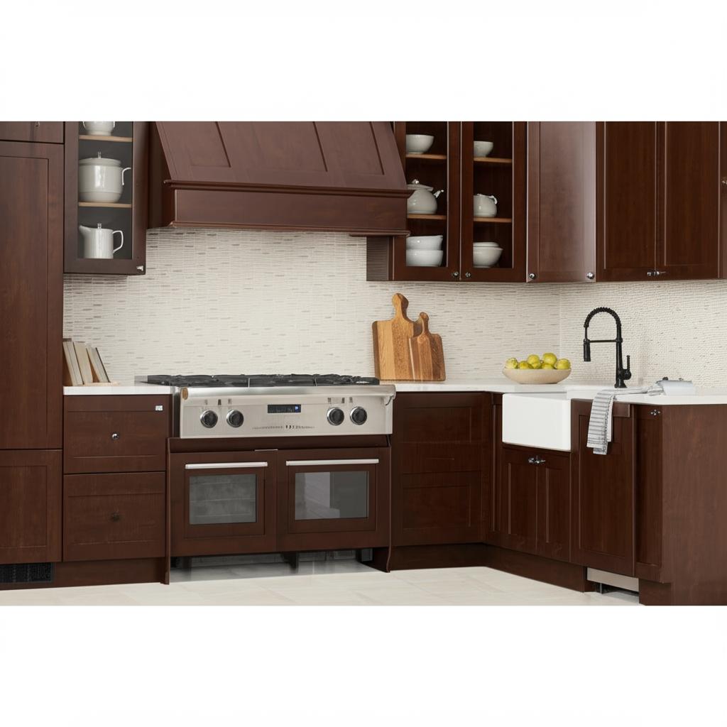 Hampton Bay Designer Series Soleste Wall Kitchen Cabinet in Spice